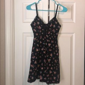 Forever 21 black, floral, lace dress size small